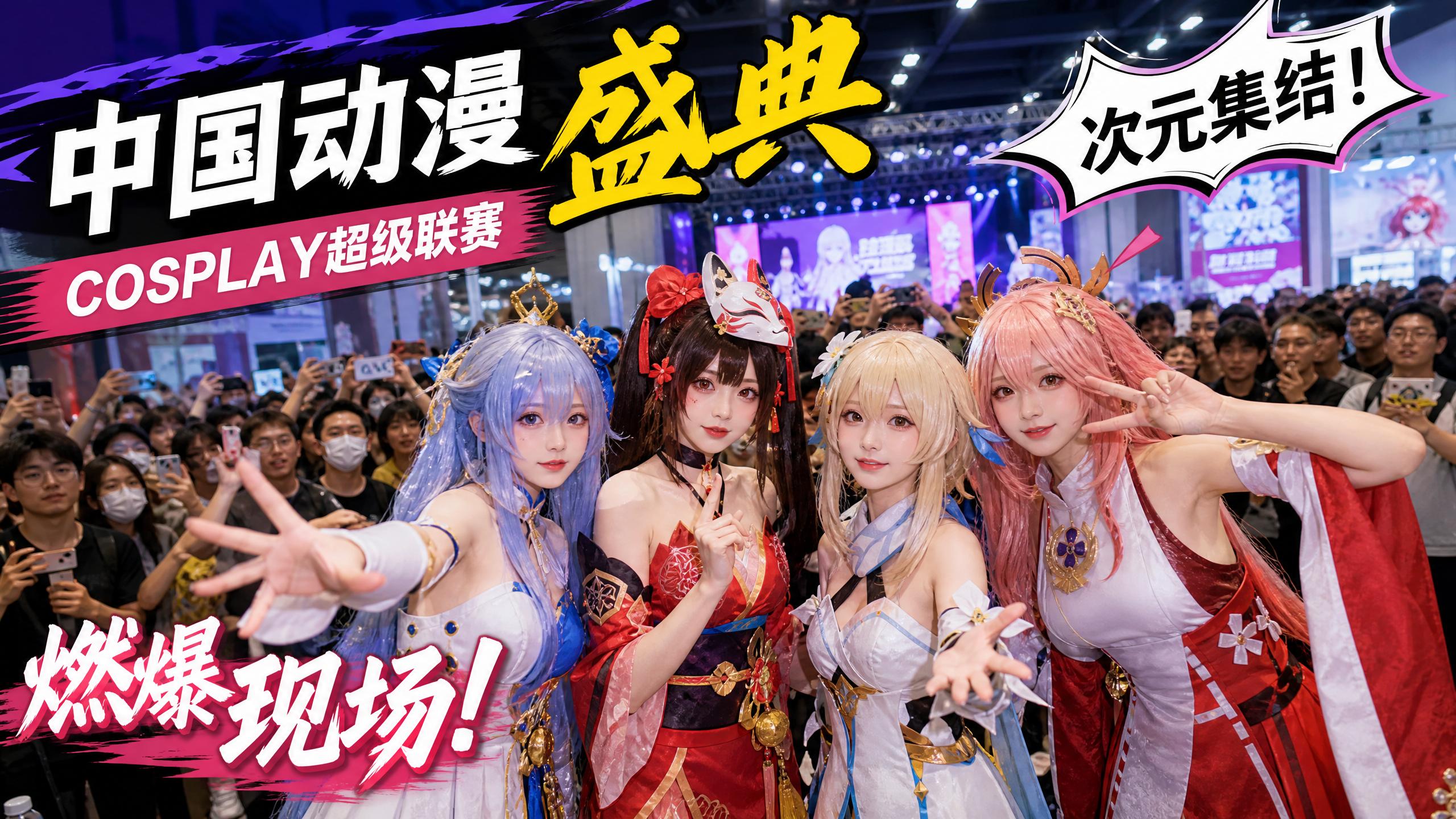 黄色仓库动漫cosplay视频-二次元盛典现场